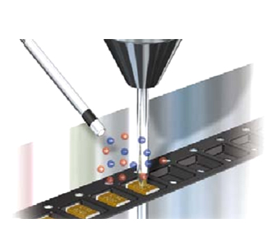 離子風(fēng)嘴PCB芯片傳送期間的靜電消除